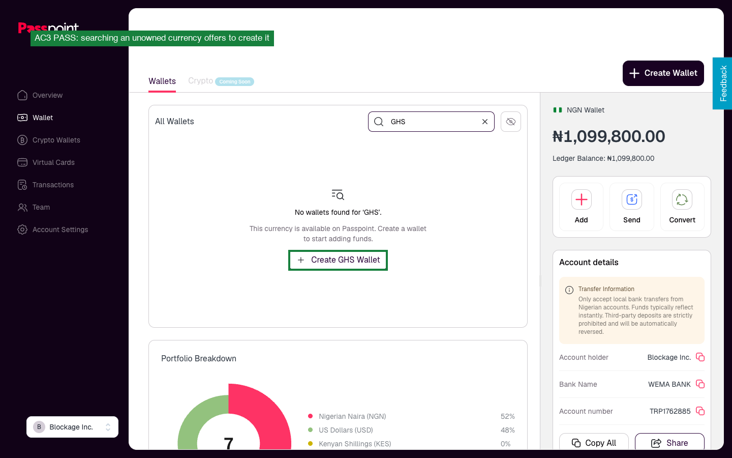 Search unowned offers create